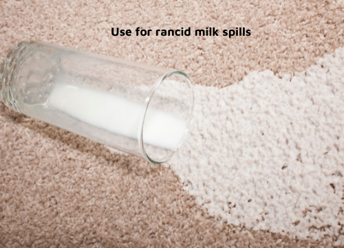 Natural odour remover for milk smells