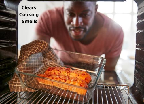 Natural remover for cooking smells