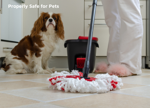 Properly pet safe floor cleaner