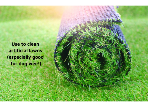 how to clean dog wee off artificial grass