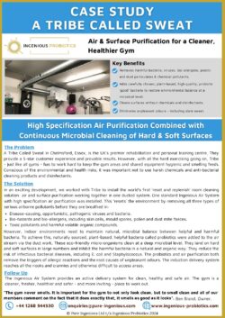 Air Purification with Probiotic Air Dispenser - Gym Case Study